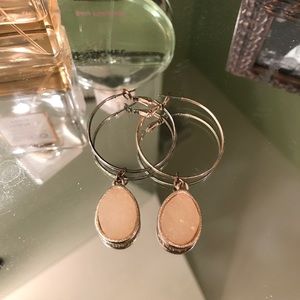 Crystal Hoop Earring